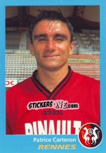 Sticker Patrice Carteron - FOOT 1995-1996 n. 298 - Panini