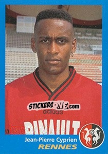 Sticker Jean-Pierre Cyprien - FOOT 1995-1996 - Panini