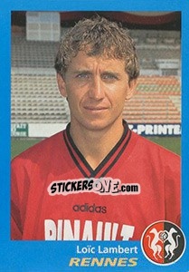 Figurina Loïc Lambert - FOOT 1995-1996 - Panini