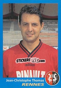 Cromo Jean-Christophe Thomas - FOOT 1995-1996 n. 301 - Panini