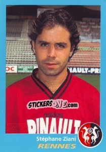 Sticker Stéphane Ziani - FOOT 1995-1996 n. 302 - Panini