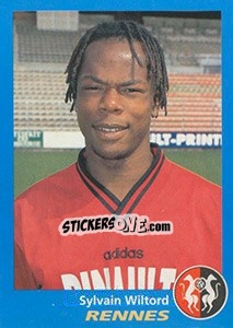 Sticker Sylvain Wiltord - FOOT 1995-1996 n. 307 - Panini