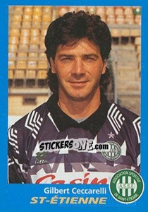 Sticker Gilbert Ceccarelli - FOOT 1995-1996 n. 310 - Panini