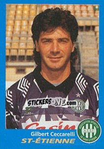 Figurina Gilbert Ceccarelli - FOOT 1995-1996 - Panini