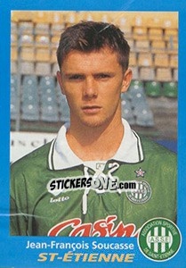Figurina Jean-François Soucasse - FOOT 1995-1996 n. 314 - Panini