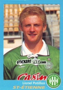 Sticker Lionel Potillon - FOOT 1995-1996 - Panini