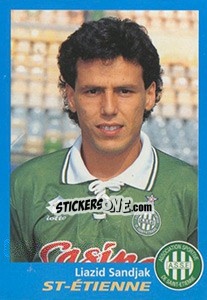 Sticker Liazid Sandjak - FOOT 1995-1996 n. 322 - Panini