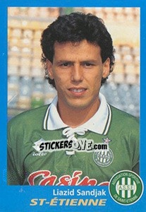 Sticker Liazid Sandjak - FOOT 1995-1996 - Panini