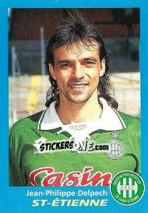 Sticker Jean-Philippe Delpech - FOOT 1995-1996 - Panini