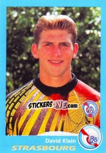 Cromo David Klein - FOOT 1995-1996 - Panini