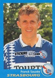 Sticker Franck Sauzée - FOOT 1995-1996 n. 332 - Panini