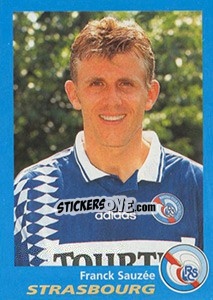 Sticker Franck Sauzée - FOOT 1995-1996 - Panini