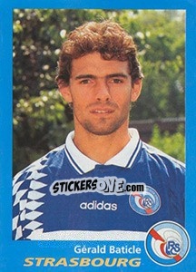 Figurina Gérald Baticle - FOOT 1995-1996 - Panini