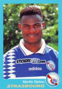 Figurina Martin Djetou - FOOT 1995-1996 - Panini