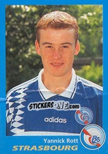Sticker Yannick Rott - FOOT 1995-1996 n. 340 - Panini
