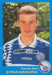 Sticker Yannick Rott - FOOT 1995-1996 - Panini