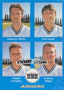 Sticker Stéphane Mottin / Emil Sandoï / Frédéric Chevalme / Anthony Gilbert - FOOT 1995-1996 n. 353 - Panini