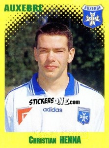 Figurina Christian Henna - FOOT 1997-1998 n. 9 - Panini