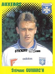 Sticker Stephane Guivarc'h - FOOT 1997-1998 - Panini