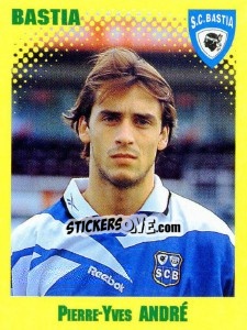 Sticker Pierre-Yves Andre - FOOT 1997-1998 - Panini
