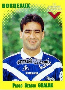 Sticker Paolo Sergio Gralak - FOOT 1997-1998 - Panini