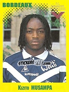 Cromo Kizito Musampa - FOOT 1997-1998 - Panini