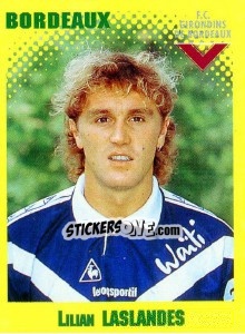 Sticker Lilian Laslandes - FOOT 1997-1998 n. 49 - Panini