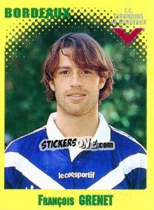 Sticker Francois Grenet - FOOT 1997-1998 n. 53 - Panini