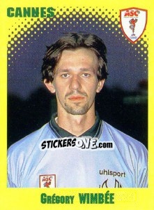 Sticker Gregory Wimbee - FOOT 1997-1998 n. 61 - Panini