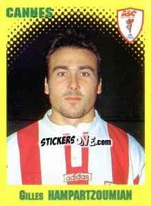 Sticker Gilles Hampartzoumian - FOOT 1997-1998 n. 62 - Panini