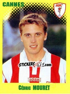 Sticker Cedric Mouret - FOOT 1997-1998 - Panini