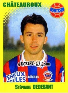 Sticker Stephane Dedebant - FOOT 1997-1998 - Panini