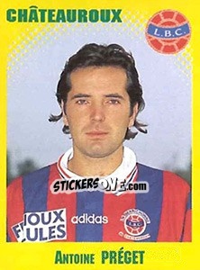 Sticker Antoine Preget - FOOT 1997-1998 - Panini