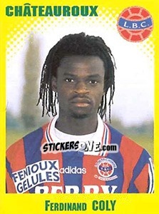 Sticker Ferdinand Coly - FOOT 1997-1998 n. 90 - Panini