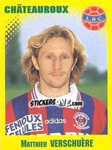 Sticker Matthieu Verschuere - FOOT 1997-1998 n. 92 - Panini