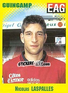 Sticker Nicolas Laspalles - FOOT 1997-1998 n. 101 - Panini