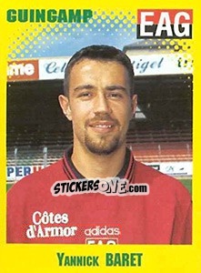 Sticker Yannick Baret - FOOT 1997-1998 n. 106 - Panini