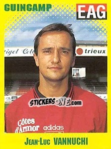 Sticker Jean-Luc Vannuchi - FOOT 1997-1998 - Panini