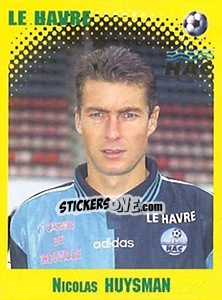 Sticker Nicolas Huysman - FOOT 1997-1998 - Panini