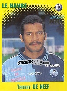 Sticker Thierry de Neef - FOOT 1997-1998 n. 124 - Panini