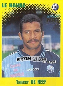 Figurina Thierry de Neef - FOOT 1997-1998 - Panini