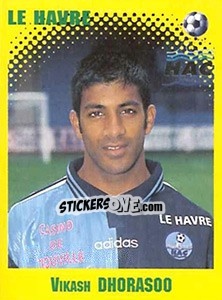 Sticker Vikash Dhorasoo - FOOT 1997-1998 n. 126 - Panini