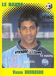 Figurina Vikash Dhorasoo - FOOT 1997-1998 - Panini