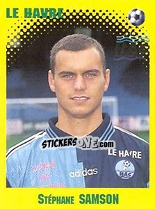 Figurina Stephane Samson - FOOT 1997-1998 - Panini