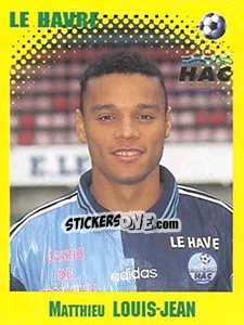 Sticker Matthieu Louis-Jean - FOOT 1997-1998 n. 133 - Panini