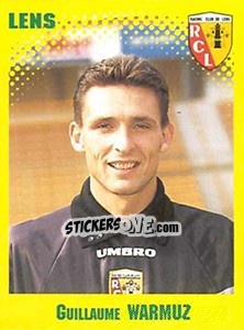 Sticker Guillaume Warmuz - FOOT 1997-1998 - Panini