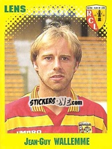 Sticker Jean-Guy Wallemme - FOOT 1997-1998 - Panini