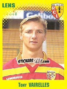Sticker Tony Vairelles - FOOT 1997-1998 n. 146 - Panini