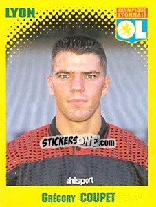 Sticker Gregory Coupet - FOOT 1997-1998 n. 156 - Panini