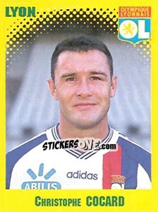 Sticker Christophe Cocard - FOOT 1997-1998 - Panini